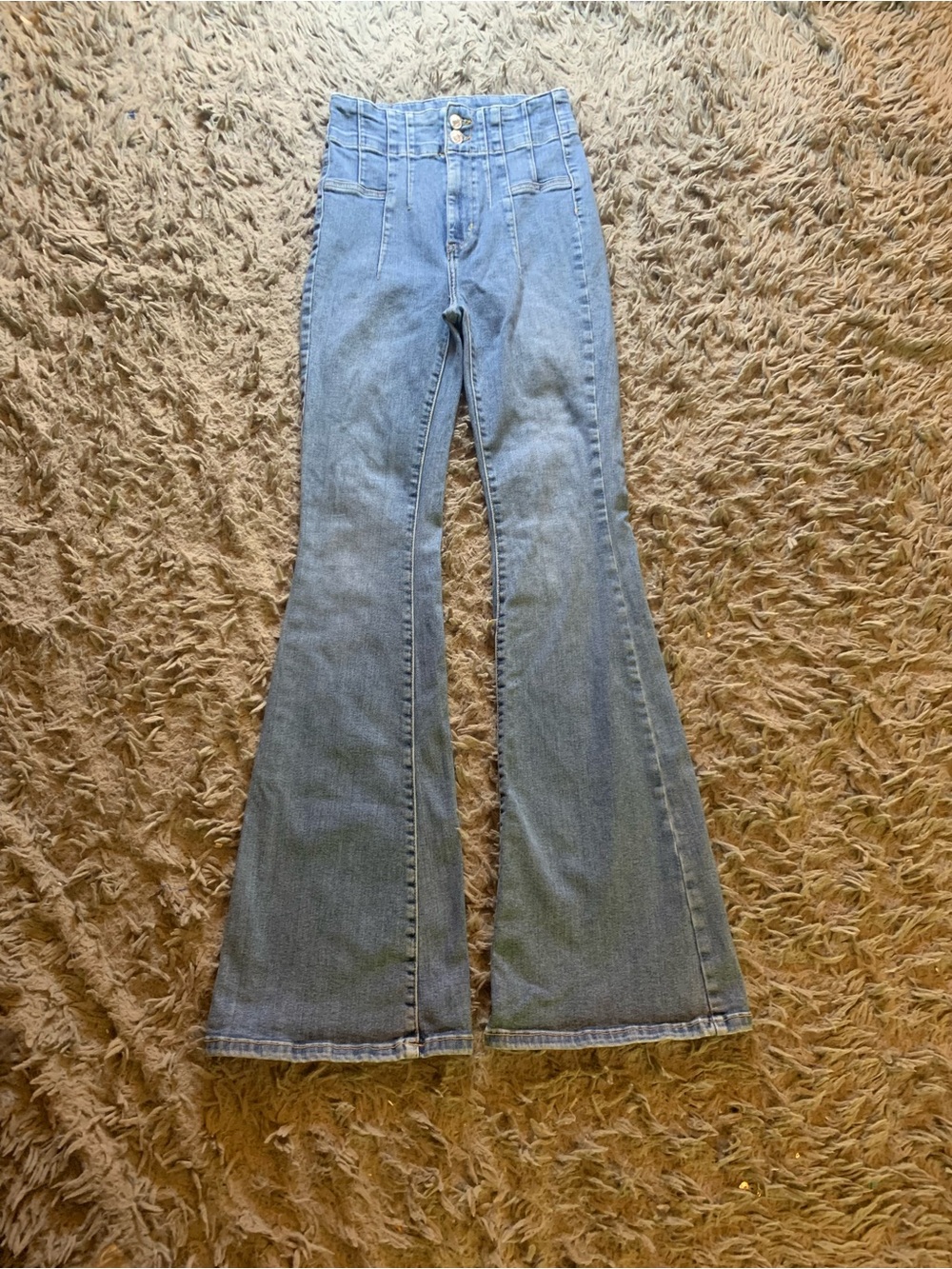 We The Free retro boho Jayde Flare Jeans sz 27